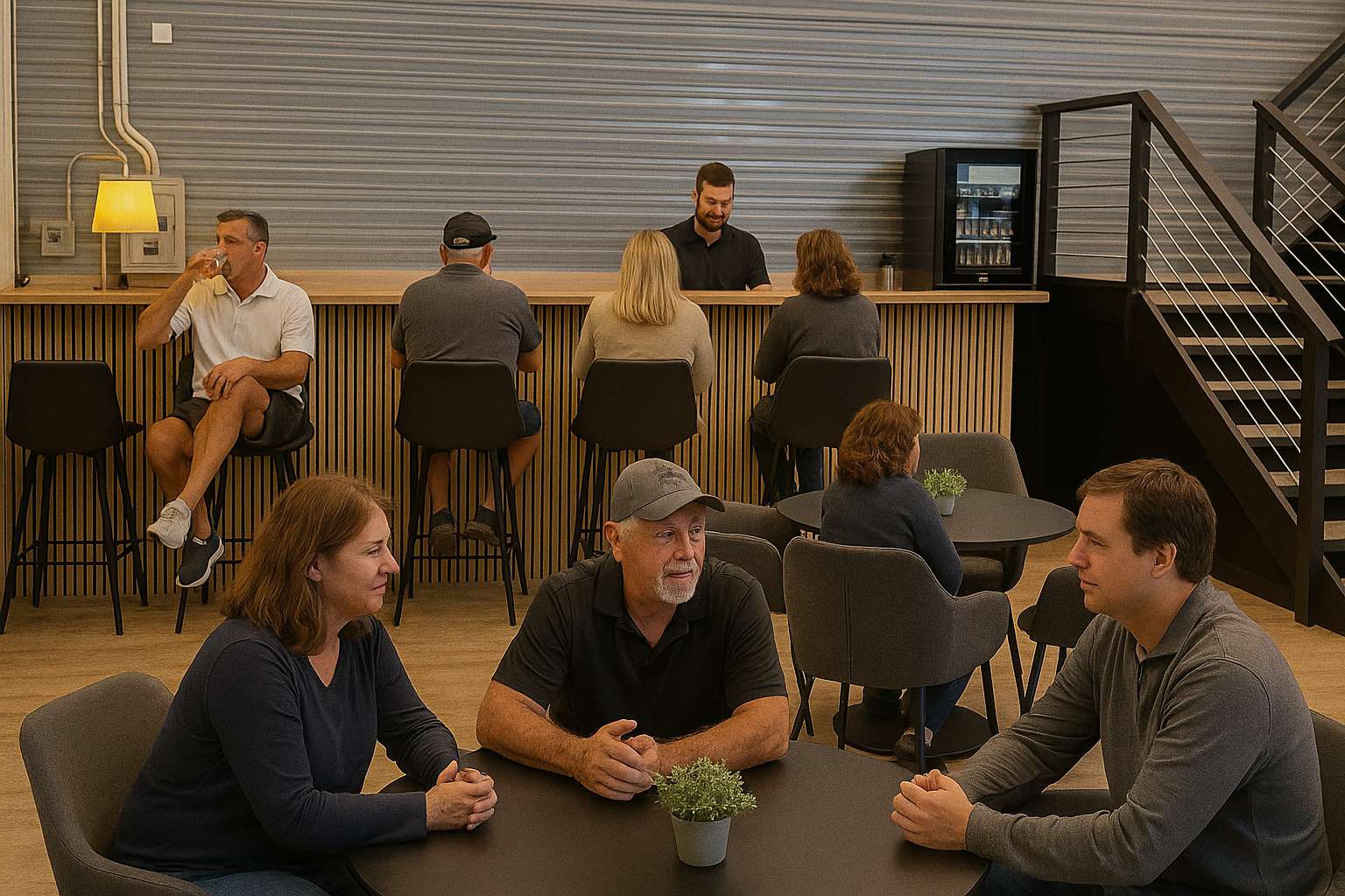 Lounge område hos GolfIndoor